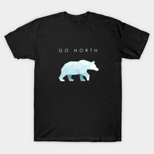 Go North - Polar bear (dark) T-Shirt